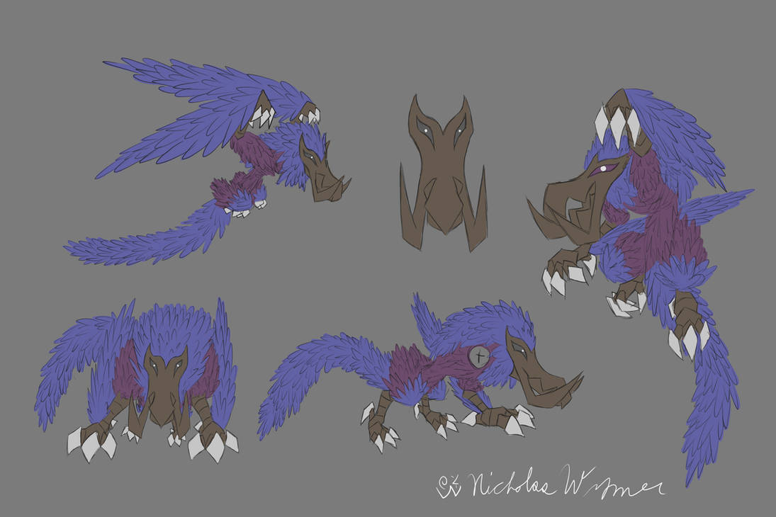 Pokemon Raptor Version Raptor Concept Art by Brimstone95 on DeviantArt