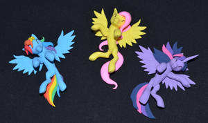 My little pony clay figurines