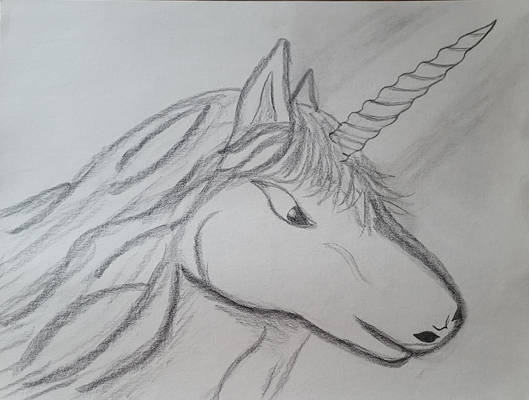 Sketch of a unicorn