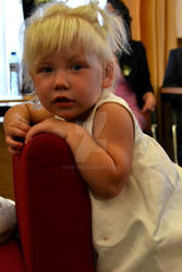 Little girl at wedding