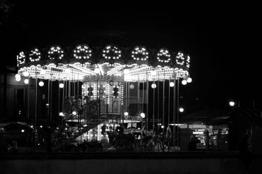 Merry go round at night