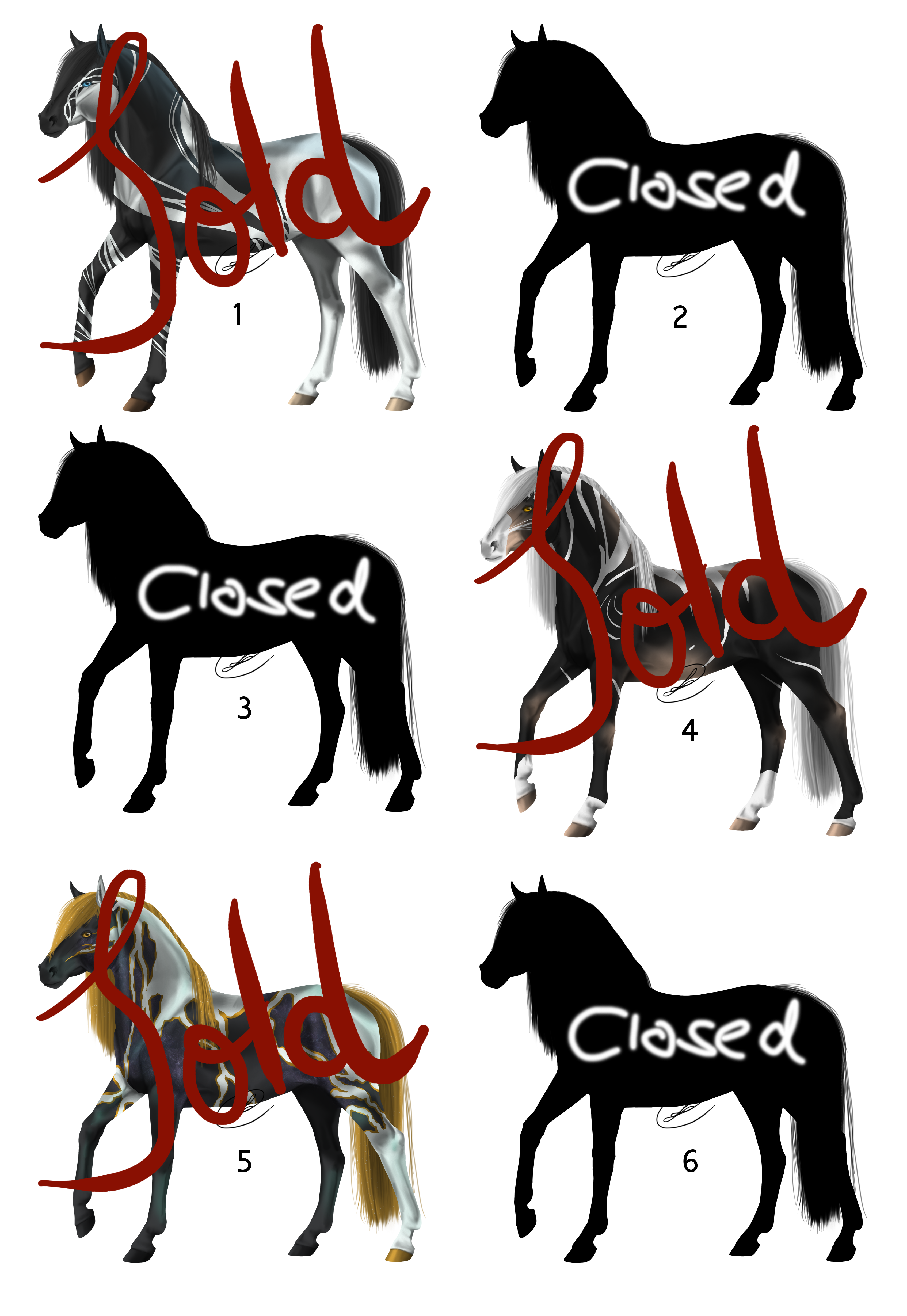 [CLOSED] Horse Designs