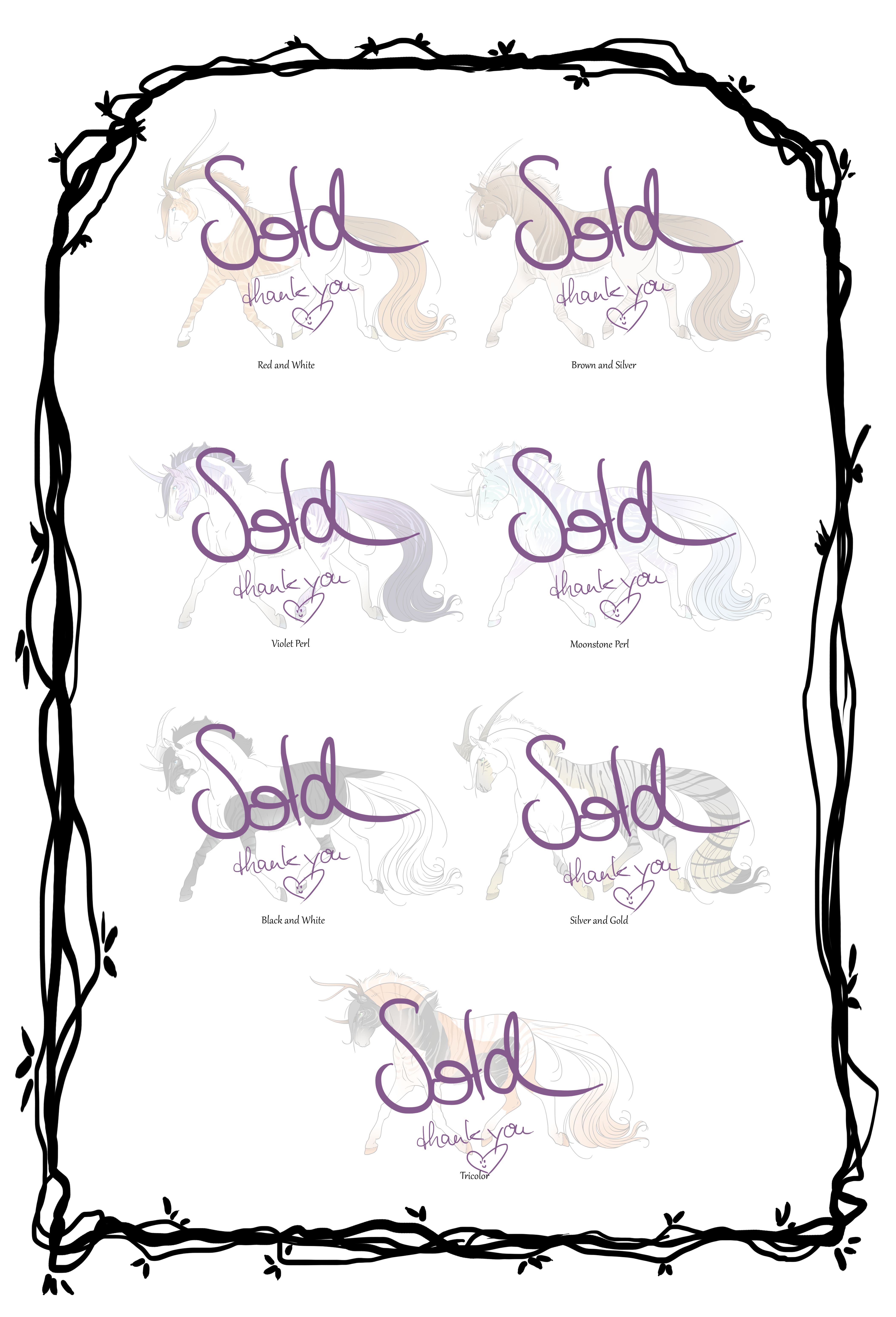 [CLOSED AUCTION 0/7] Cat Unicorn Designs