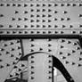Rivets on the Bishop's Bridge BW