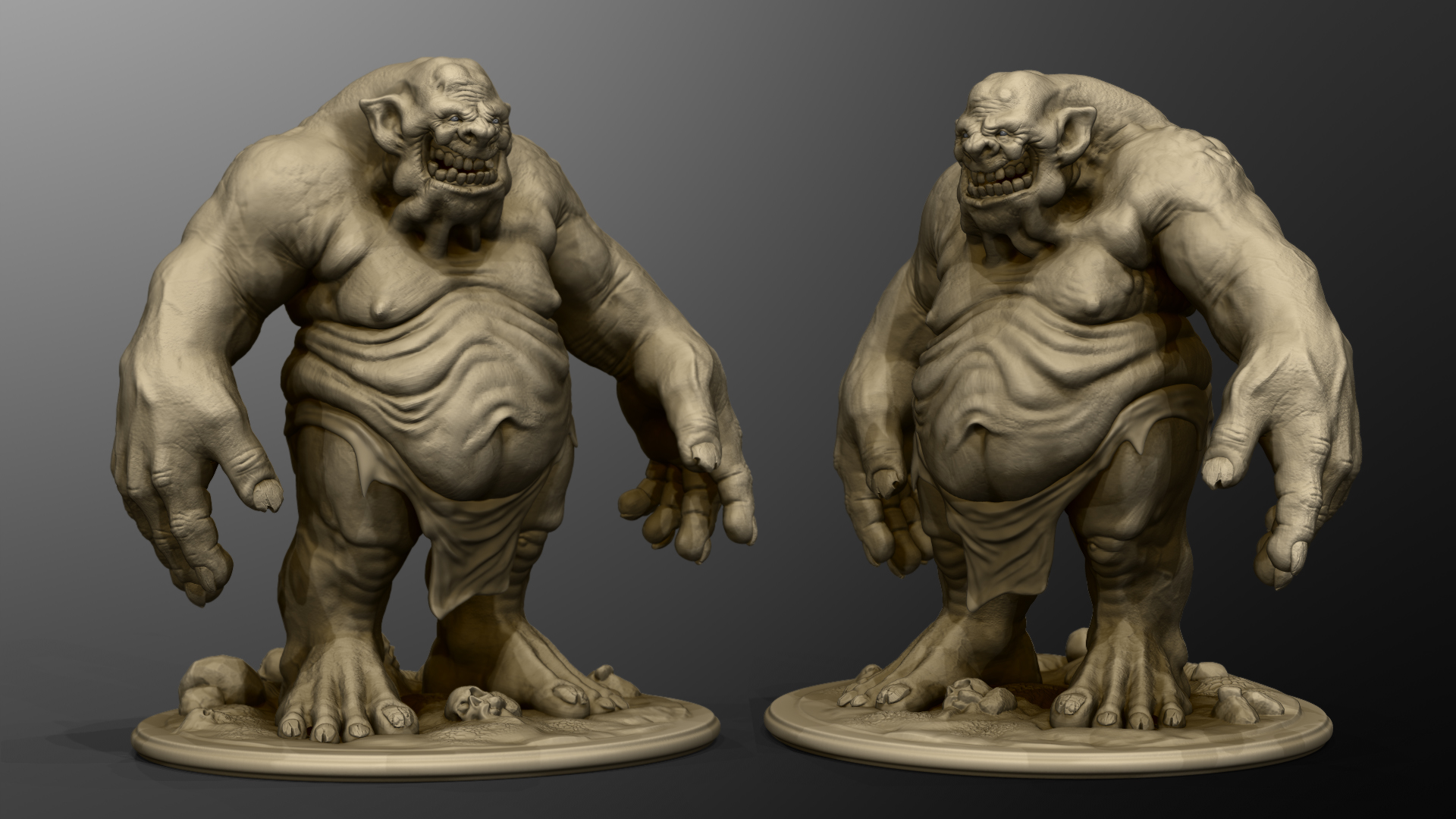 Warcraft статуя огра