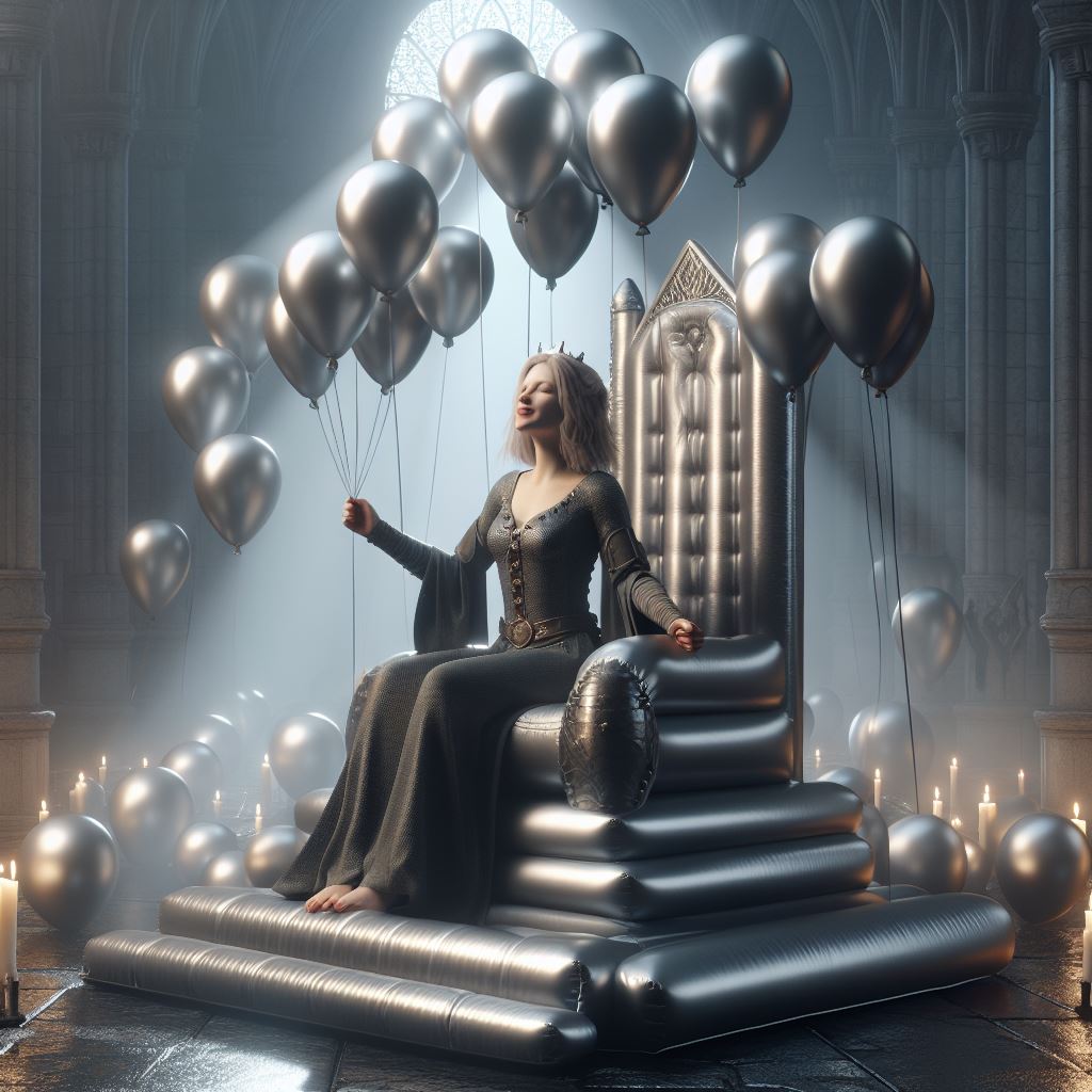 Float Throne Inflatable Throne (4) by XavierDoranAI on DeviantArt