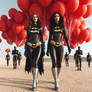 Red Balloons Batgirl In Desert (7)