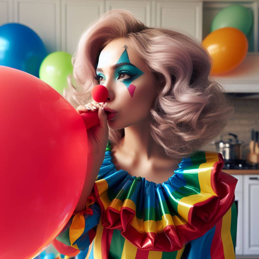 Clown Blow Red 17 By XavierDoranAI On DeviantArt clown-blow-red-17-by-xavierdoranai-on-deviantart