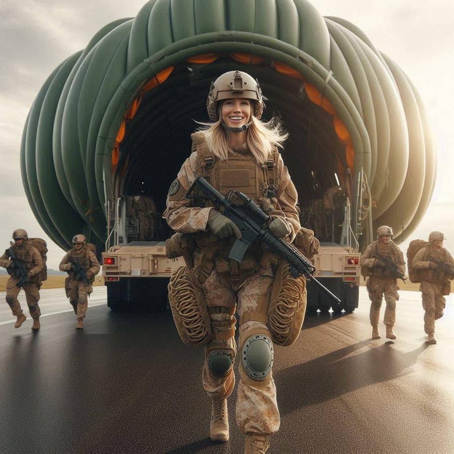 Inflatable Army Corp Operation (11) by XavierDoranAI on DeviantArt