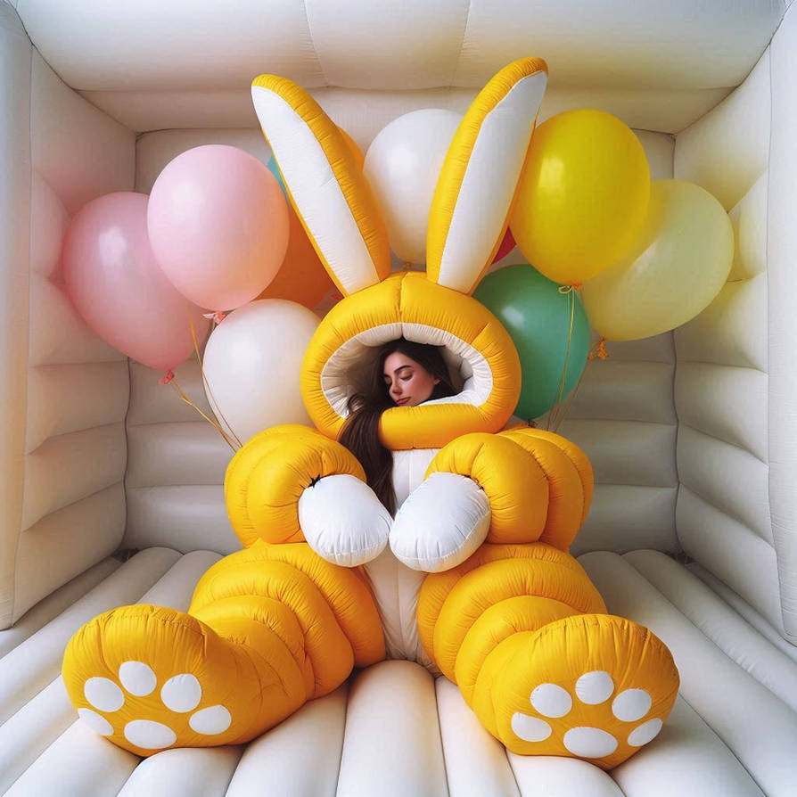 Anonymous Inflatable Inflatable Suit Balloons (3) by XavierDoranAI on DeviantArt