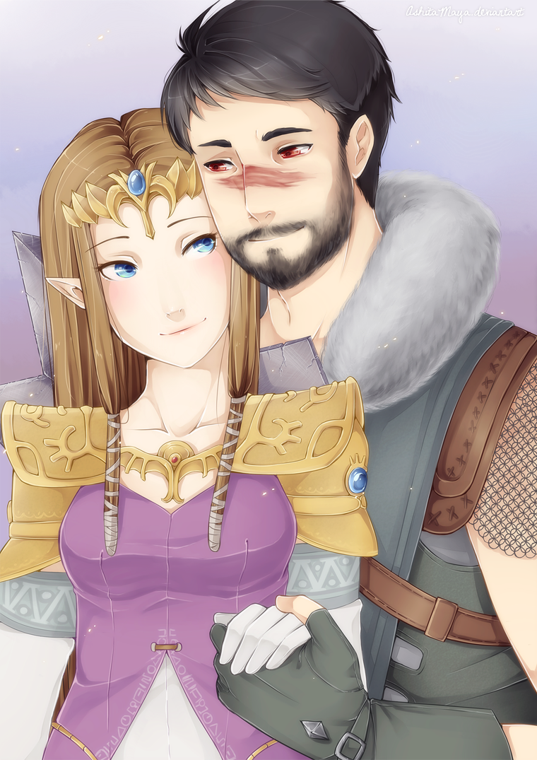 Commission - Zelda and Hawke