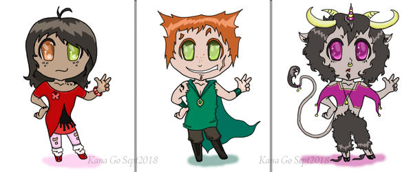 Chibis by KanaGo Chibis by KanaGo
