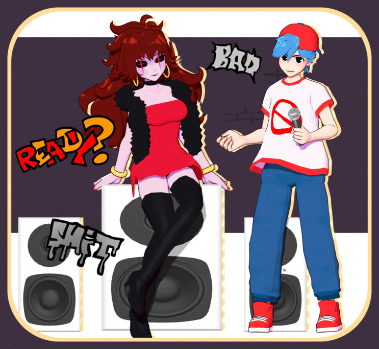 Bf Model MMD X FNF // TDA GF and BF + DL by HatsuneDKaname on DeviantArt