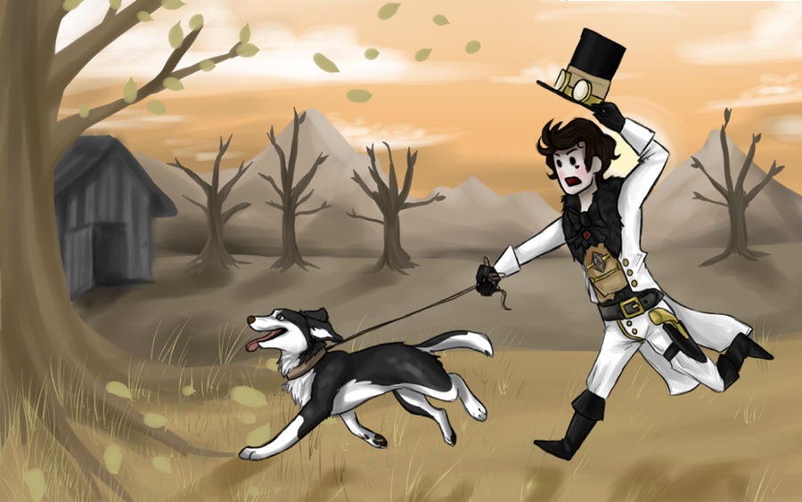 Fable 3 - 'Walking' the dog by wtfImunconscious on DeviantArt
