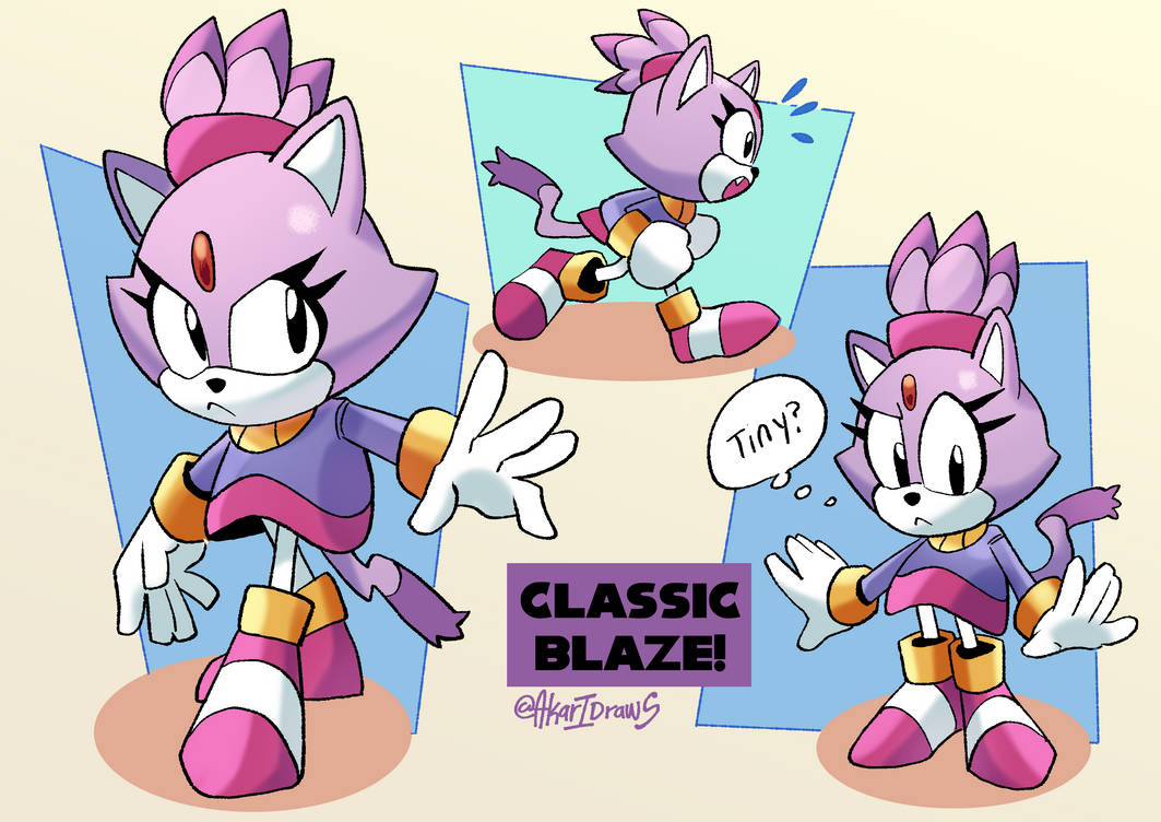 Blaze Keyed Deviantart Classic Blaze! by AkariSanDraws on DeviantArt