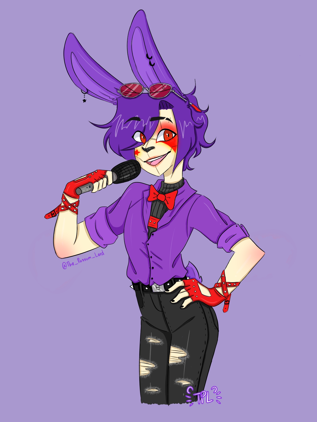 Glamrock Bonnie by OrangeIdol101 on DeviantArt