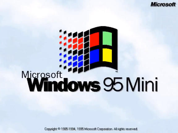 Windows 95 Mini (1995) (Nermal Cat) by xXSteamBoy on DeviantArt