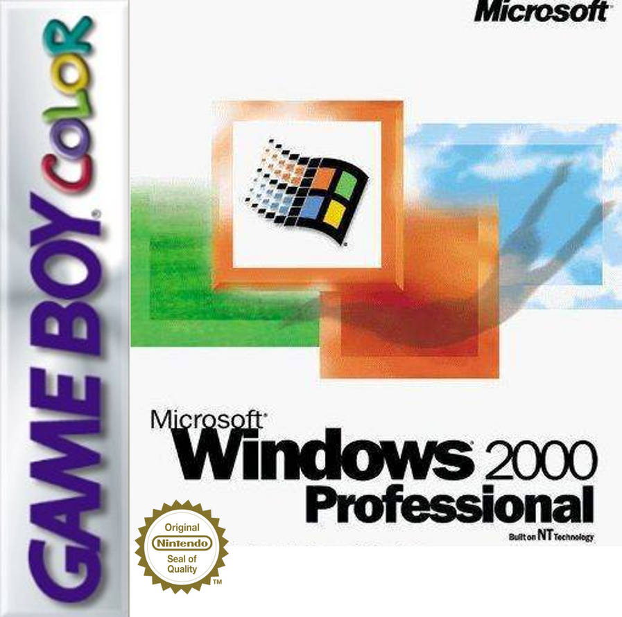 Gameboy Color Windows Windows 2000 Game Boy Color Box Art by xXSteamBoy on DeviantArt