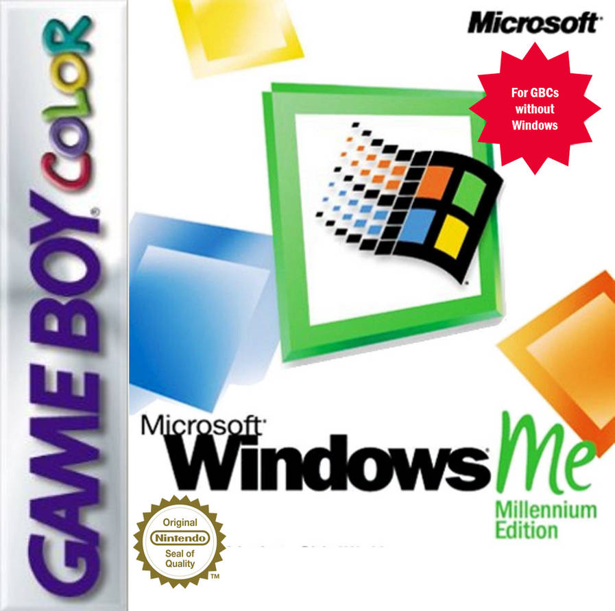 Gameboy Color Windows Windows ME Game Boy Color Box Art by xXSteamBoy on DeviantArt
