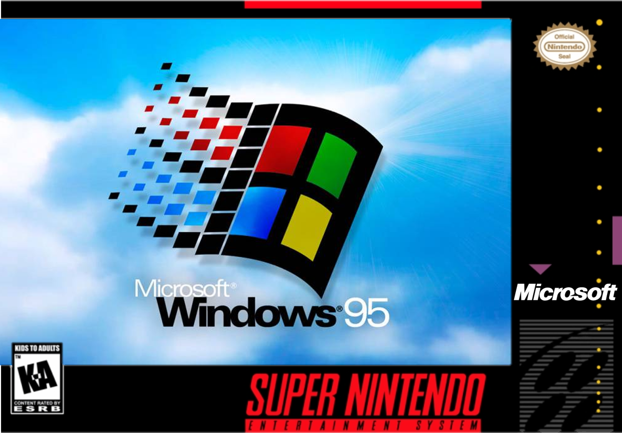 Windows 95 Super NES Box Art by xXSteamBoy on DeviantArt