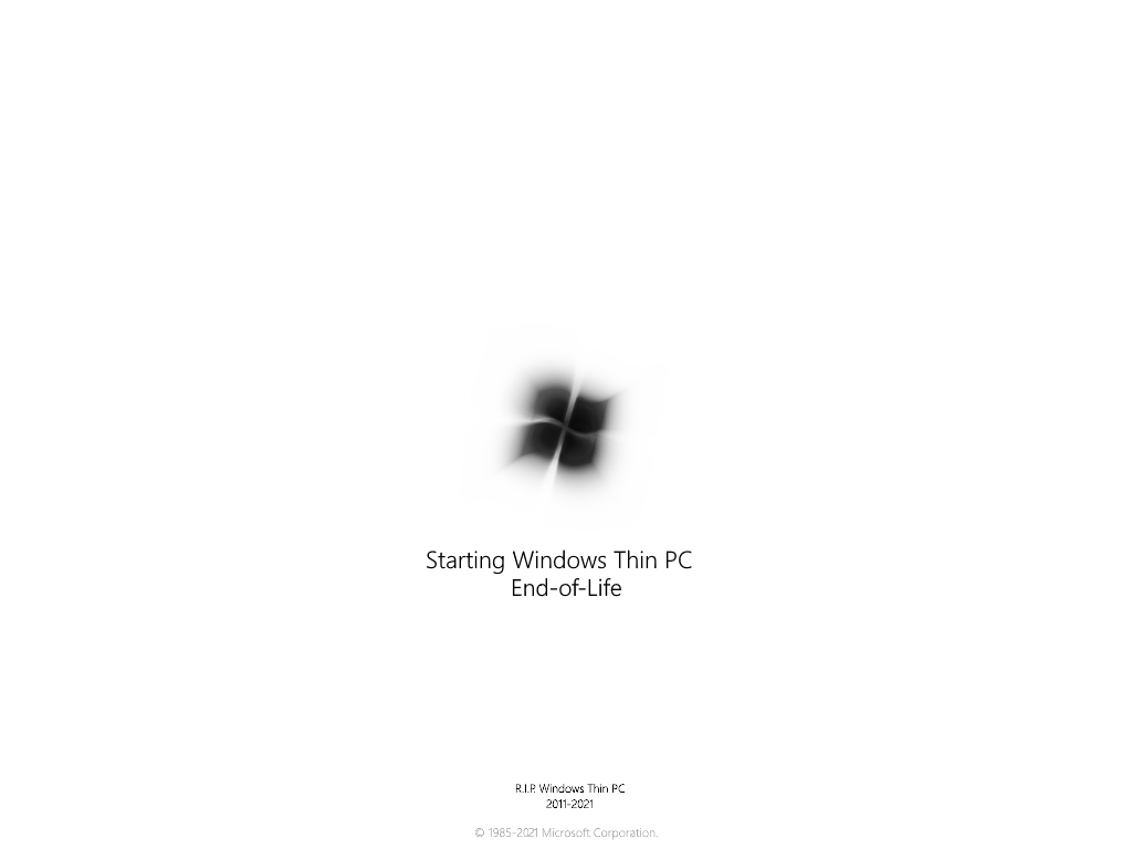 Windows Thin PC End-of-Life (2021) by xXSteamBoy on DeviantArt