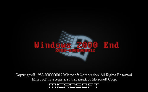 Windows 2000 End (5000000012) by xXSteamBoy on DeviantArt