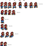 16-bit Mario and Mega Mario