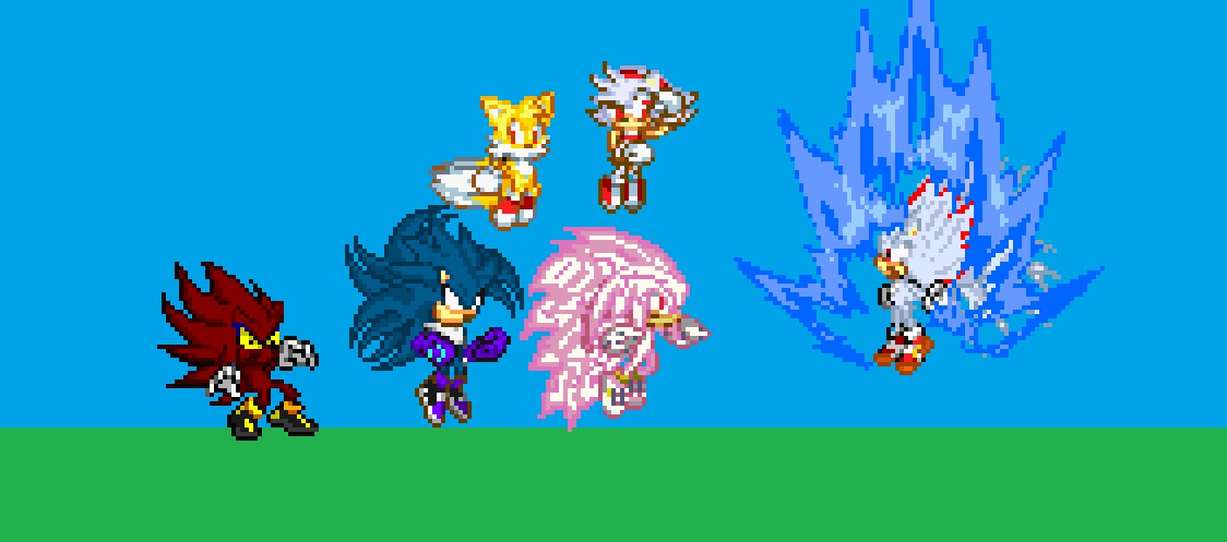 Hyper Sonic's forms by fnafan88888888 on DeviantArt