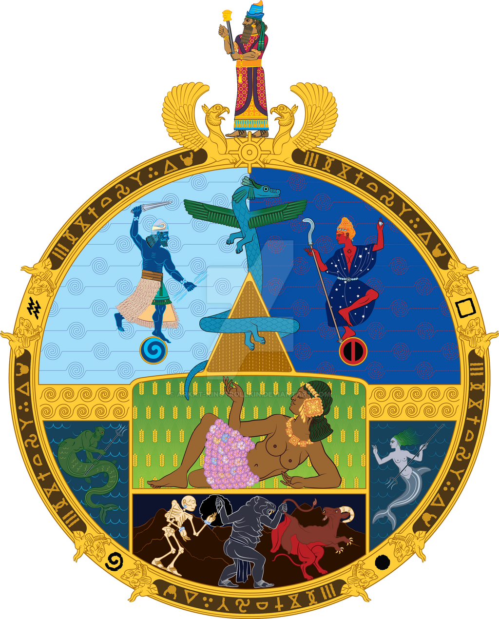 Slipcase design for the Guide to Glorantha by Arkat-Kingtrollkin on ...