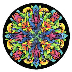 Stained Glass Mandala