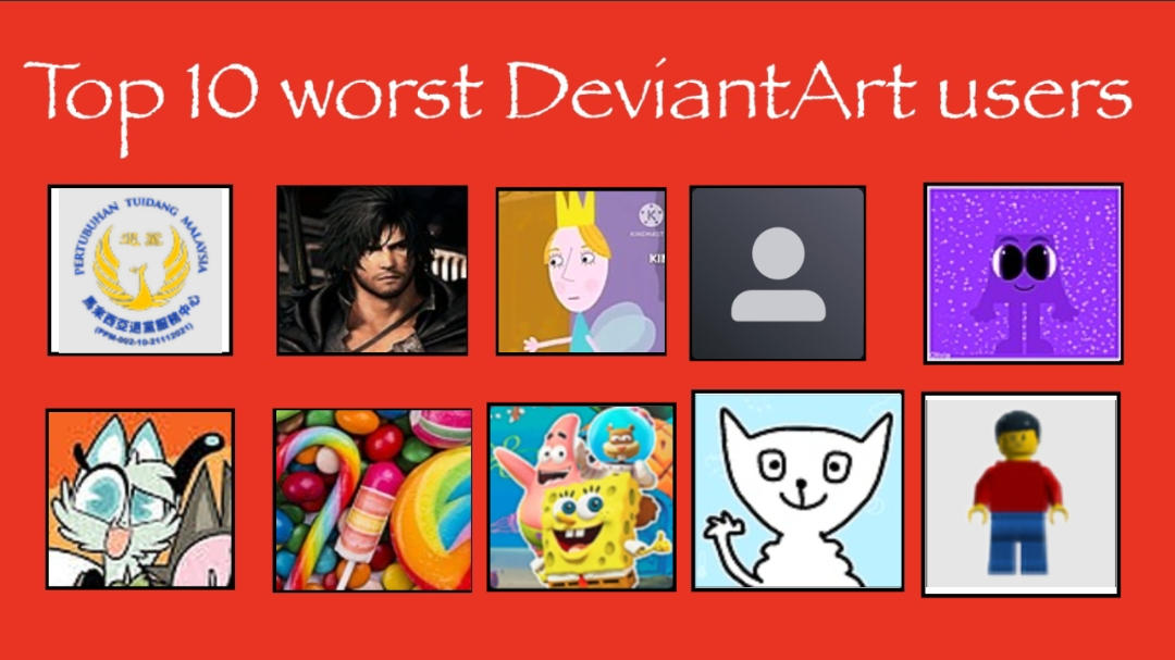 Top 10 Worst Devianart Users By Mchsf On Deviantart Top 10 Worst Devianart Users By Mchsf On Deviantart