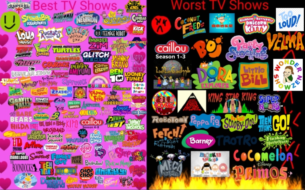My Best And Worst Shows Ever Updated By Mchsf On Deviantart My Best And Worst Shows Ever Updated By Mchsf On Deviantart
