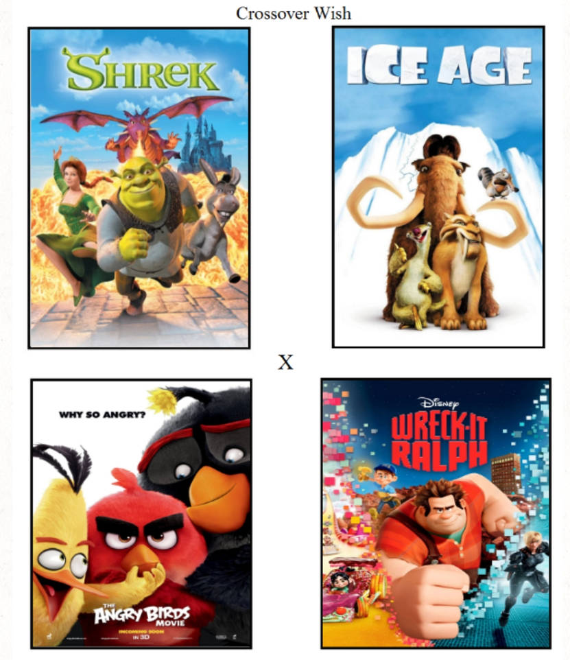 Shrek x Ice Age x Angry Birds x Wreck It Ralph by MCHSF on DeviantArt