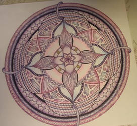 Mandala purple pink sweet