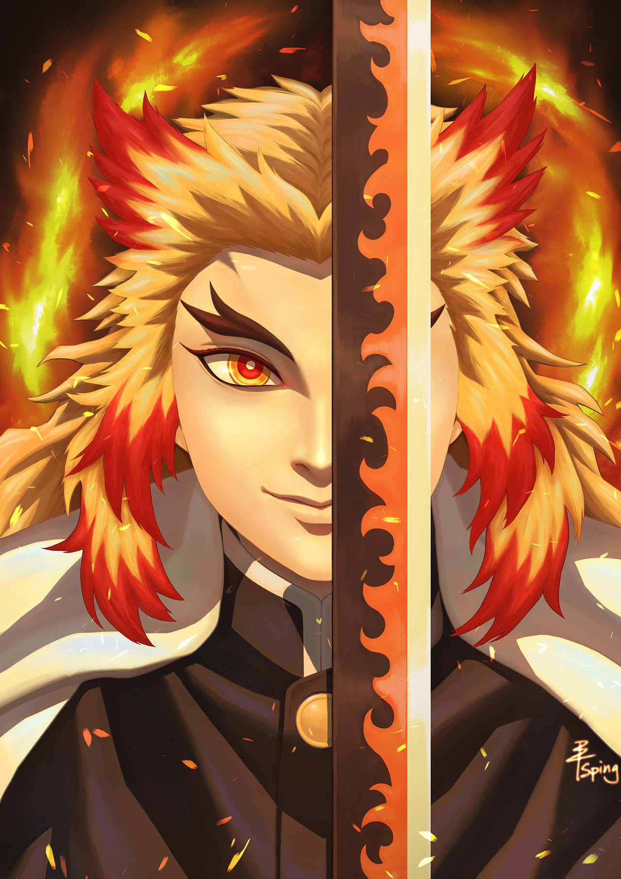 Demon Slayer Kyojuro Rengoku By Crazyfantasysoul On Deviantart Demon Slayer Kyojuro Rengoku By Crazyfantasysoul On Deviantart