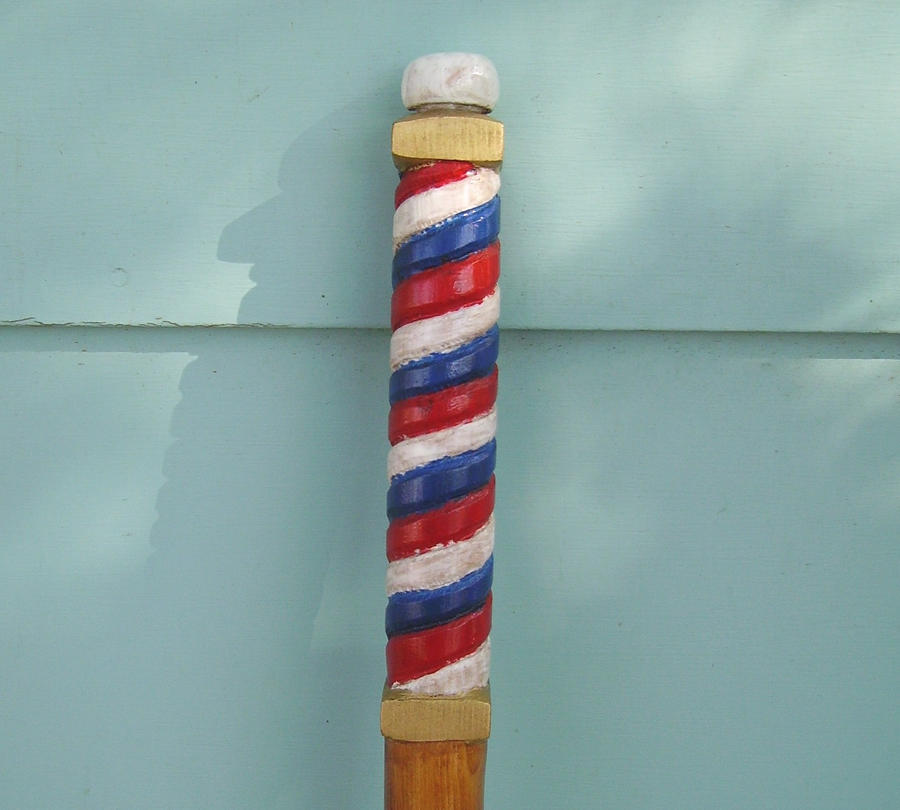 Closeup portable 'Barber' Pole by CapDon on DeviantArt