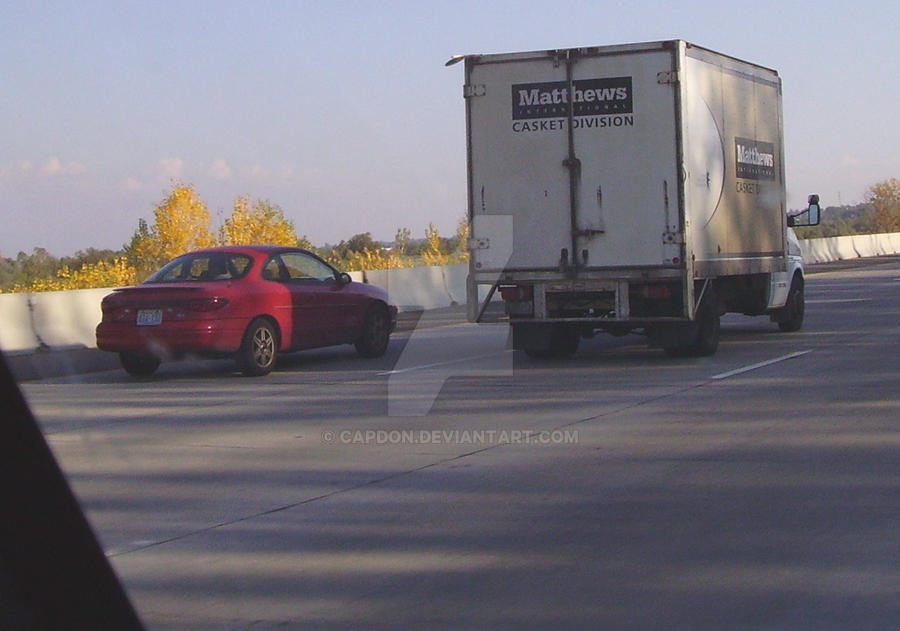 A fitting truck to be following on Halloween by CapDon on DeviantArt