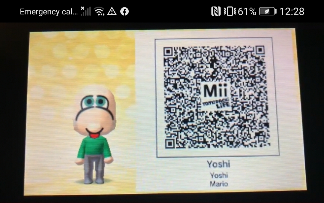Tomodachi life QR code Yoshi Dinosaur by TylerMakie on DeviantArt