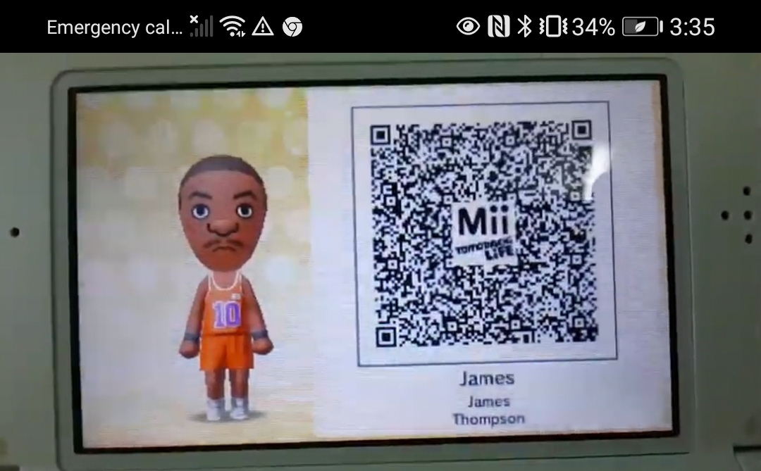 Wii Sports James Mii QR code by TylerMakie on DeviantArt