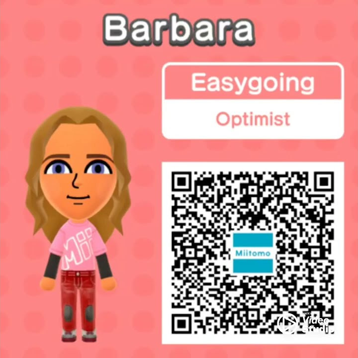 Wii U Barbara Mii QR code by TylerMakie on DeviantArt