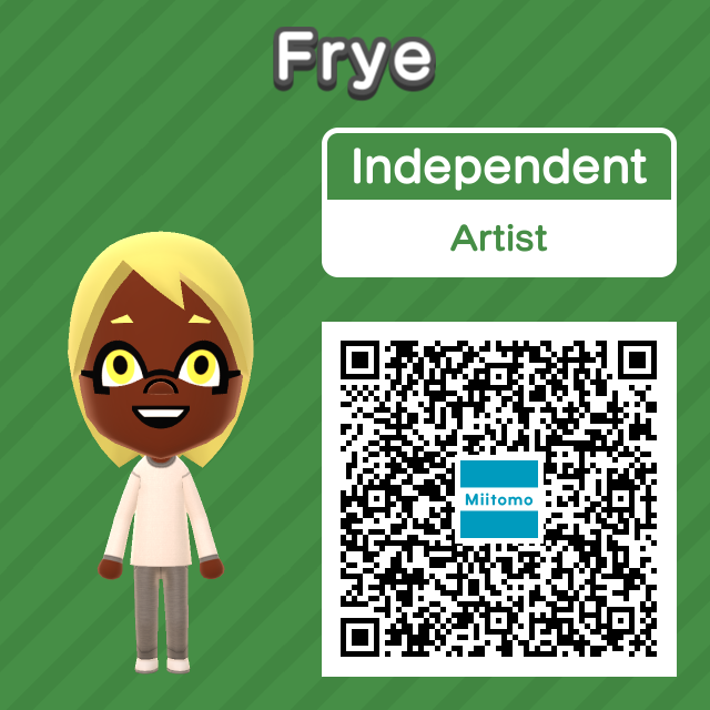 Miitomo Mii QR code Frye by TylerMakie on DeviantArt