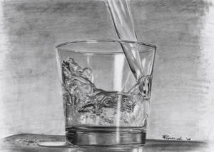 Un bicchier d'acqua. (glass of water)
