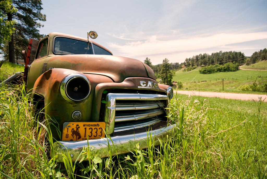 Retired Truck in the Hills of South Dakota