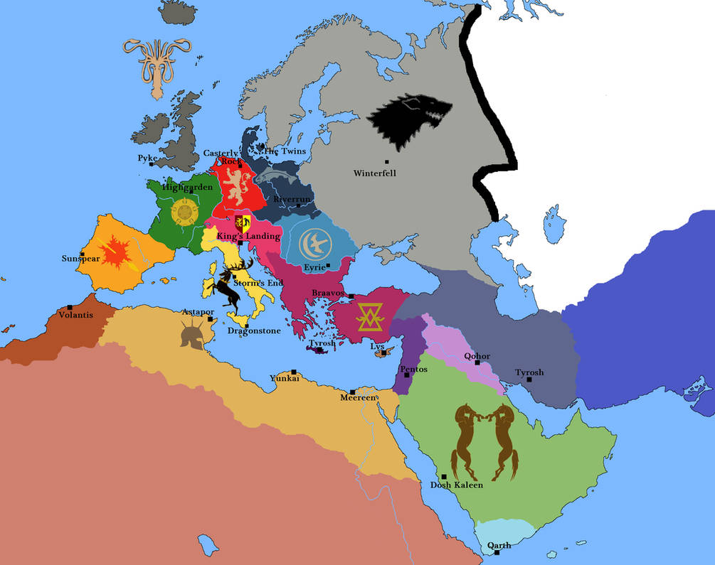 Game of Thrones in Europe by JOSGUI