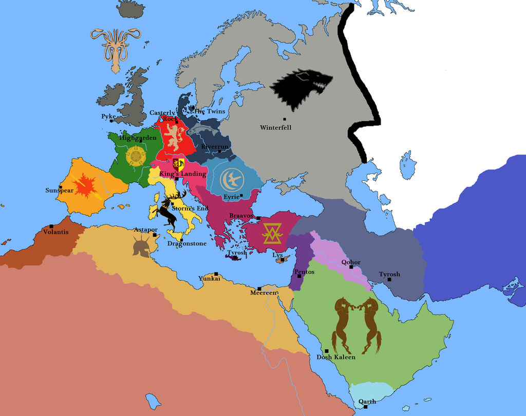 Game of Thrones in Europe by JOSGUI