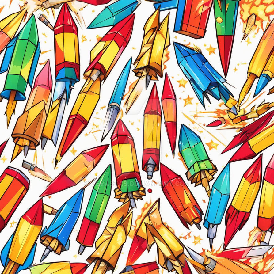 Rockets Shaped Like Metal-tipped Throwing Darts #8 by Devastas on ...