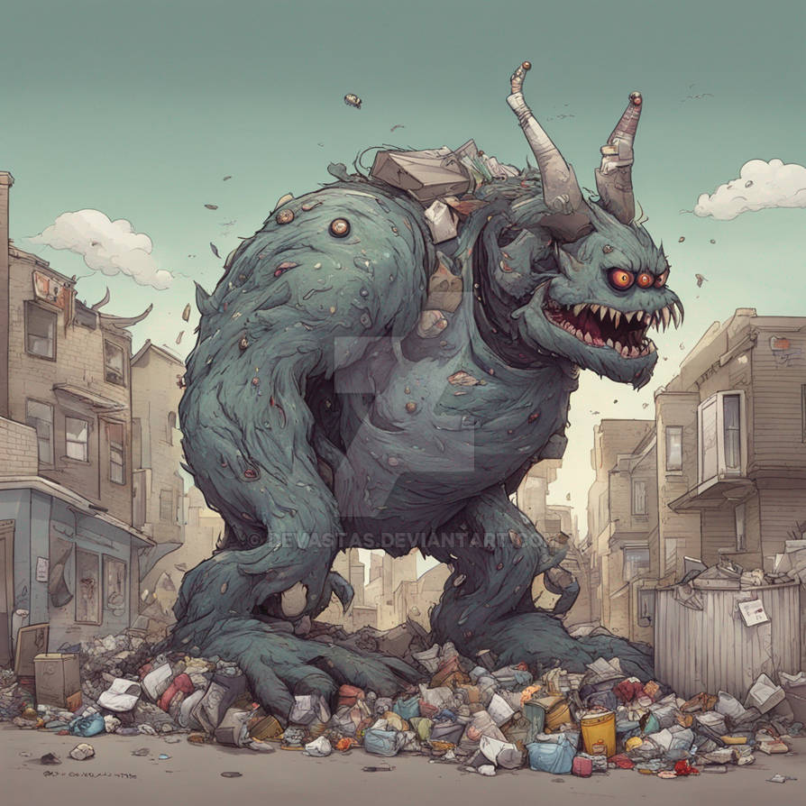 Devil Garbage Garbage Monster's Search by Devastas on DeviantArt