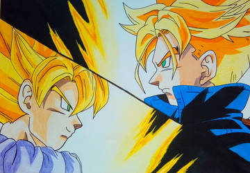 Goku VS Trunks