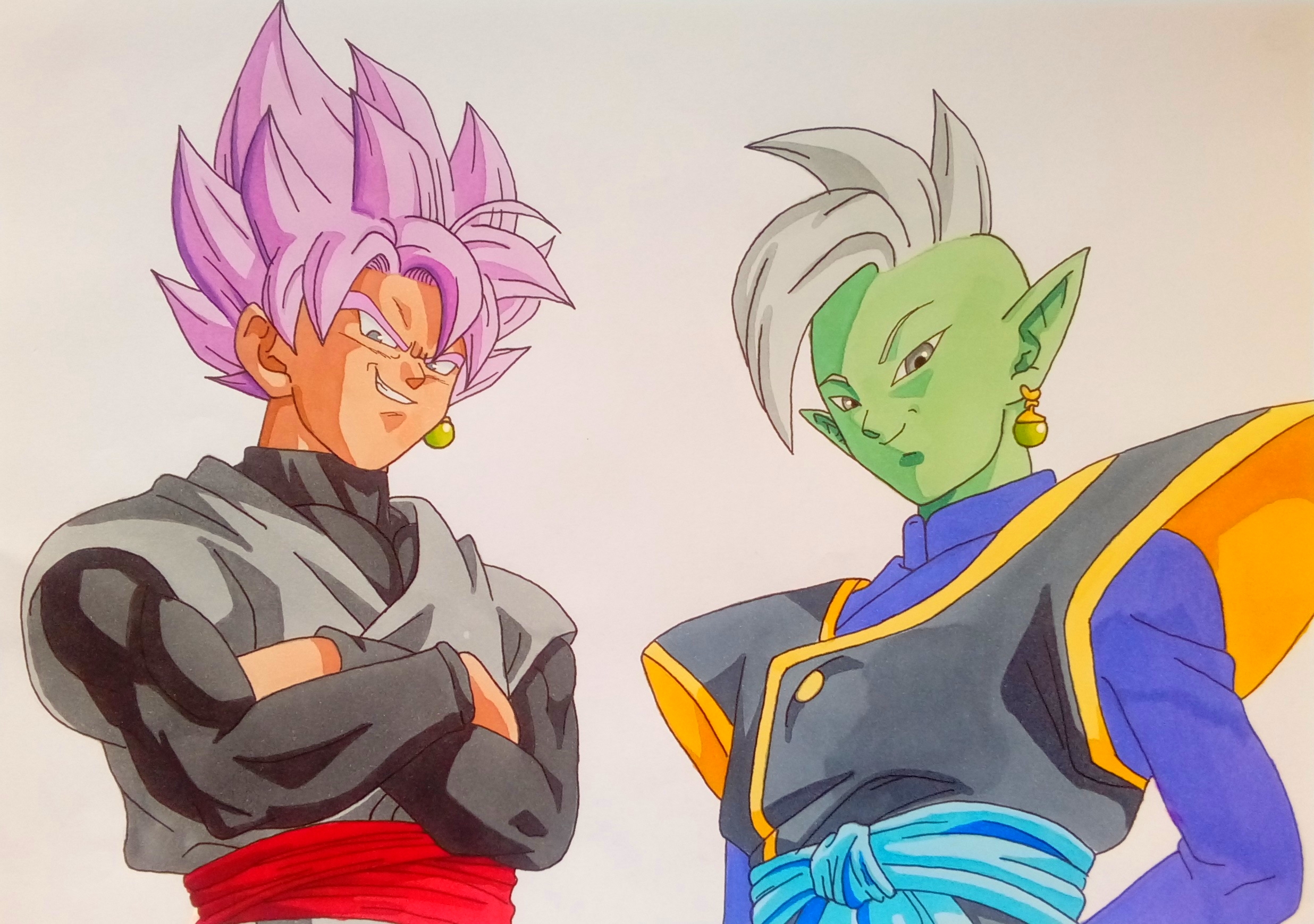 Goku Black and Zamasu by Daisuke-Dragneel on DeviantArt Goku Black and Zamasu by Daisuke-Dragneel on DeviantArt