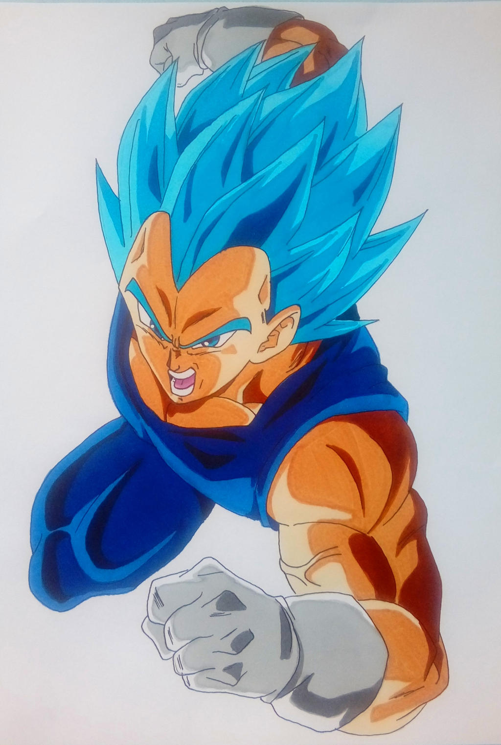 Vegeta Super Saiyan Blue Evolution by Daisuke-Dragneel on DeviantArt